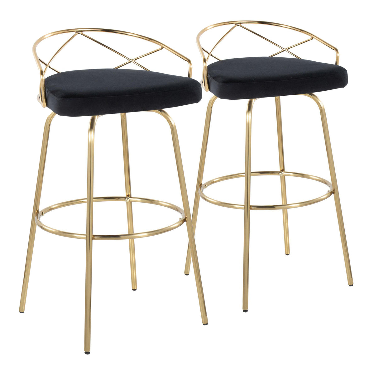 30" Fixed-Height Barstool with Swivel