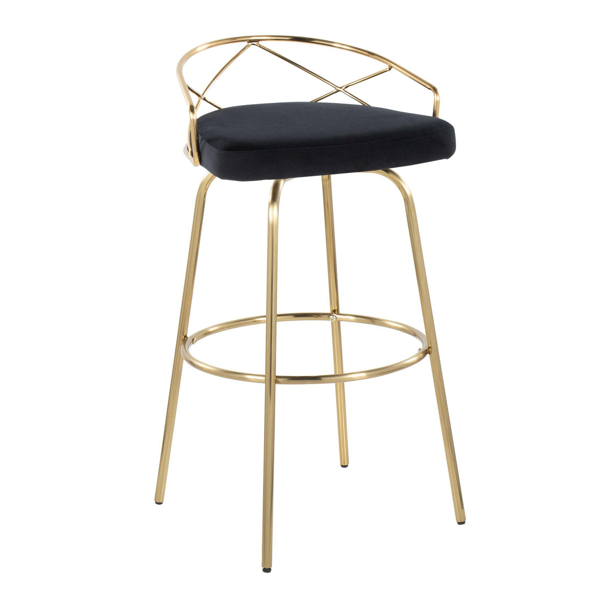 30" Fixed-Height Barstool with Swivel